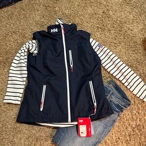 Helly Hansen Women’s Navy Vest with Red and White Accents size XL